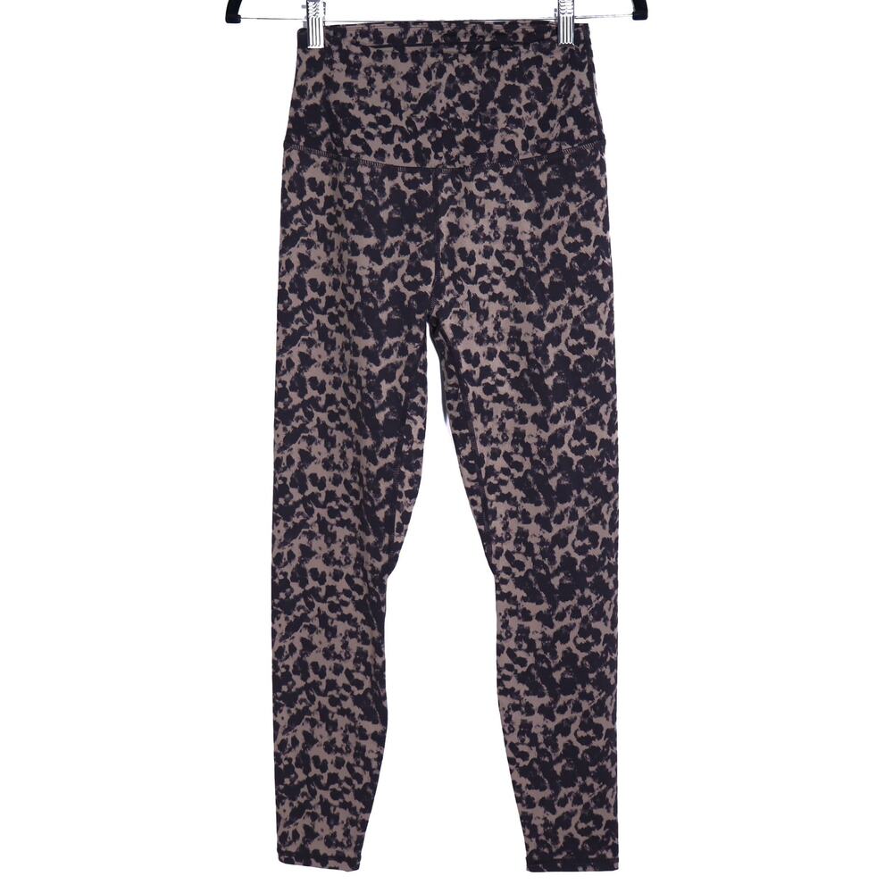 VARLEY Luna 25" Legging Tort Leopard Print High Rise Yoga Active Women's XS